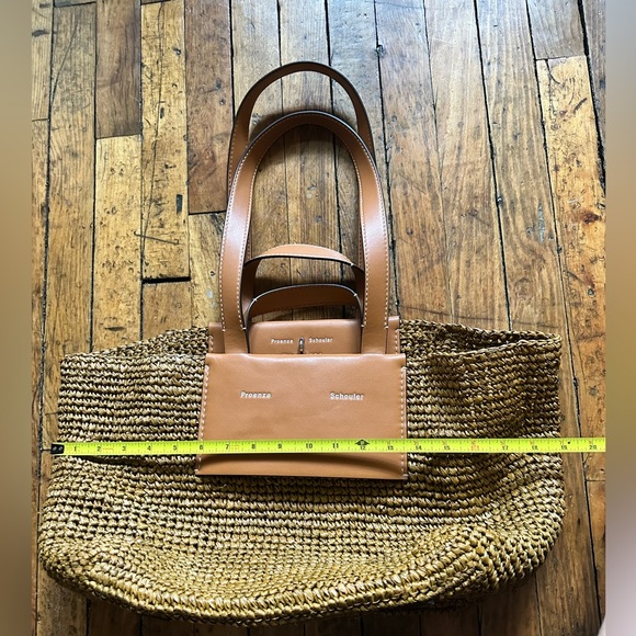 Proenza Schouler White Label Raffia Tote - Picture 16 of 16